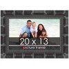 PosterPalooza | 20x13 Wide Bamboo Picture Frame, UV Acrylic, 4 Finishes - Brown, Black, Silver, and Natural - 2 of 4