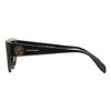 Alexander McQueen AM 0377S 001 Womens Cat-Eye Sunglasses Black 54mm - 3 of 3
