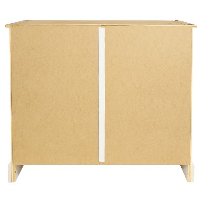 Sunnydaze White Pine Sideboard Cabinet with 2 Drawers and 2 Doors