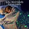 Joyfy Glow in The Dark Blanket 50" x 60" - Ultra Soft & Plush Blanket for Kids Birthday Bedroom Decor, Space Star Gifts for Girls Boys Age 2 3 4 + - 4 of 4