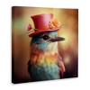 Stupell Industries Pastel Bird in Hat, 24" x 24" - 3 of 4