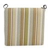 Blazing Needles, 20-inch by 19-inch Patterned Outdoor Chair Cushion - 2 of 2