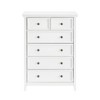Modern 6 Drawers Dresser 6 Drawers Cabinet,Chest of Drawers Closet Organizers and Storage Clothes Storage Drawers Cabinet for Living Room - 4 of 4