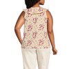 Lands' End Women's V Neck Cascade Ruffle Top - 2 of 3