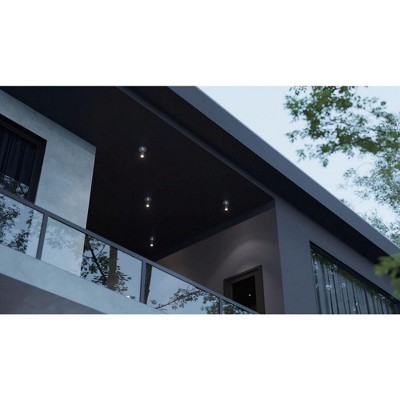 Beverly Satin Nickel LED Outdoor Flush Mount Light