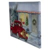 Northlight LED Lighted Fiber Optic Santa in Truck Christmas Canvas Wall Art 11.75" x 15.75" - 4 of 4