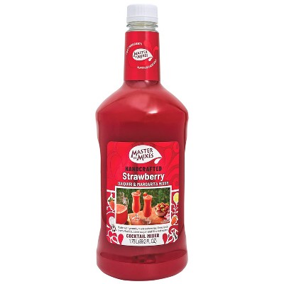 Master Of Mixes Strawberry Daiquiri Margarita Mix - 6 pack, 1.75 lt