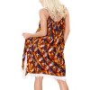 HAPPY BAY Women's Beachwear Swimsuit Coverups for Women Summer Swim Beach Cover Ups for Swimwear Women Flowy Sleeveless Dress 16-18 Orange Abstract - 3 of 4