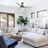 Parrot Uncle 52" Modern Black Integrated LED Ceiling Fan with Light and Wall Control - 4 of 4