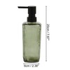 Unique Bargains Classic Vertical Lines Soap Pump Dispenser for Bathroom 350ml 1 Pc - image 4 of 4