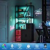Jojoka Bar Cabinet with Rack,Liquor Stand with Glass Holder & LED Lights,Coffee Sideboard Cabinet for Living Room - 4 of 4