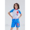 Marvel Avengers Spider-Man Hulk Black Panther Iron Man Thor Rash Guard Swim Shirt Toddler - 3 of 4