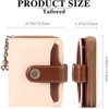 BEAFUP Women’s RFID Blocking Leather Wallet - Genuine Leather Small Bifold with Zipper Pocket & ID Window for Daily Use,Travel,Gift - 3 of 4