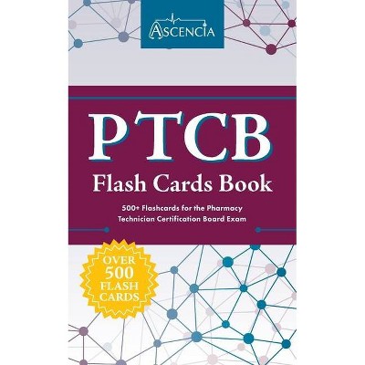 PTCB Flash Cards Book - by  Ascencia (Paperback)