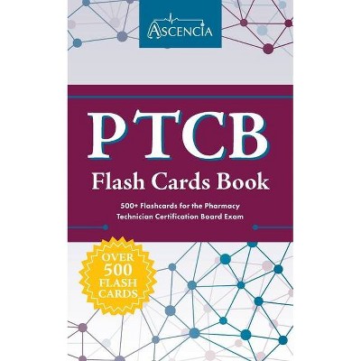 PTCB Flash Cards Book - by  Ascencia (Paperback)