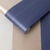 Figaro Navy Blue Striped Paste the Wall Wallpaper - 3 of 4