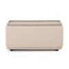 TOV Furniture Sylvie Boucle Ottoman Table in Cream - 2 of 4