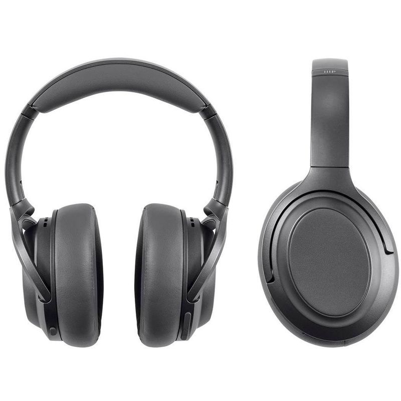 Monoprice BT-600ANC Bluetooth Over Ear Headphones with Active Noise Cancelling (ANC), Qualcomm aptX HD Audio, AAC, Touch Controls, 40hr Playtime, 3 of 8
