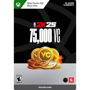 NBA 2K25: 75000 Virtual Currency Pack - Xbox Series X/S/Xbox One (Digital) - 1 of 4