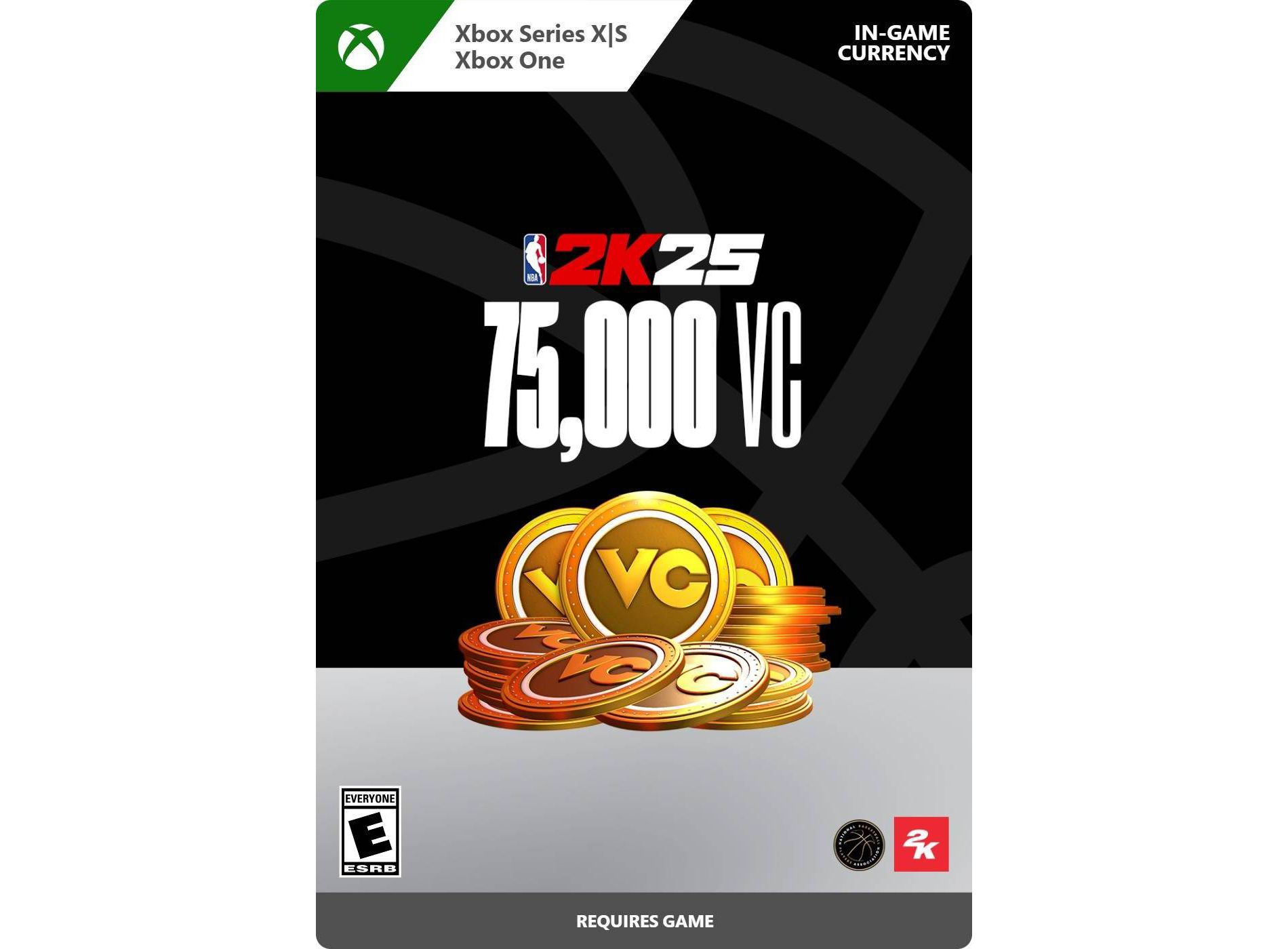 NBA 2K25: 75000 Virtual Currency Pack - Xbox Series X/S/Xbox One (Digital)