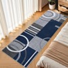 Washable Area Rug Modern Geometric Accent Rug, Non-Slip Contemporary Floor Mat - 4 of 4