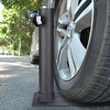Yescom EZ GO 30ft Telescopic Flag Pole Kit Wheel Tire Mount Stand Upgrade Rotating Lock Outdoor Camper RV Tailgate Black - 3 of 4