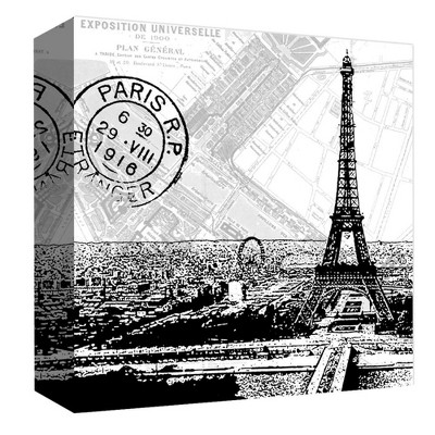 16" x 16" Paris R.P. Decorative Decorative Wall Art - PTM Images