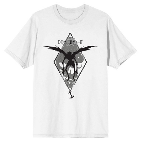 Death Note Ryuk Skull And Apple Men's White Graphic Tee : Target