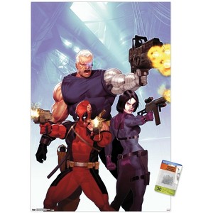 Trends International Marvel Comics - Deadpool and Domino Unframed Wall Poster Prints - 1 of 4