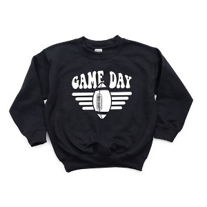 The Juniper Shop Football Game Day Stripes Youth Graphic Sweatshirt - 1 of 2
