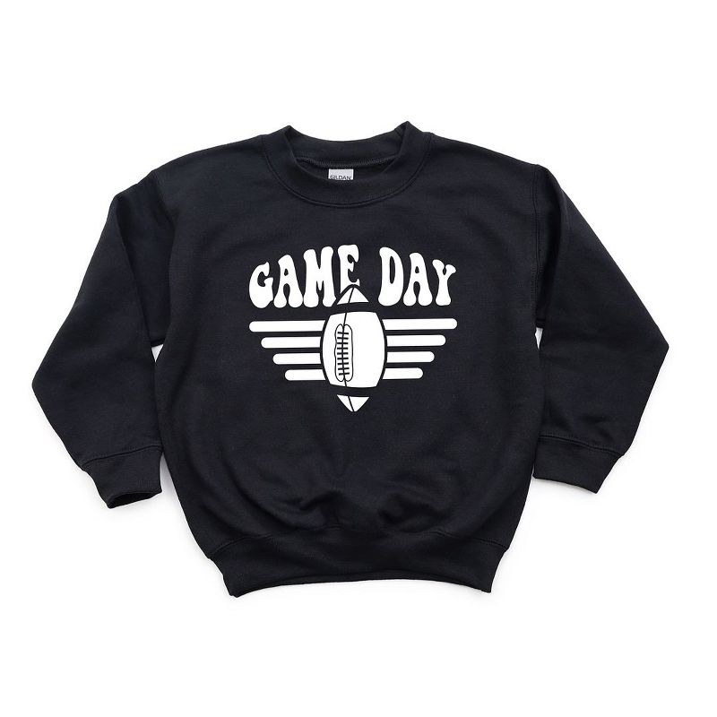 The Juniper Shop Football Game Day Stripes Youth Graphic Sweatshirt, 1 of 3