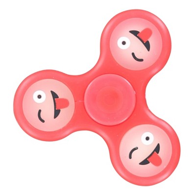 Glow in The Dark Fidget Hand Spinner for Stress Relief Toy 3D Emoji Faces 