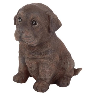 Design Toscano Chocolate Lab Puppy Partner Collectible Dog Statue