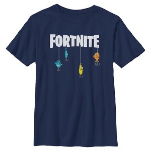 Boys Fortnite Fishing Lure White Logo T Shirt - 1 of 4
