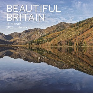 2026 Square Wall Calendar, Beautiful Britain, 16-Month Scenic Theme, 180 Reminder Stickers (12x12 In) - 1 of 4
