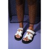 Morte - White Leather Slide Sandal (Women) | Forever & Always Shoes - 2 of 4