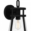 Quoizel Lighting Barber 1 - Light Sconce in  Matte Black - 2 of 4