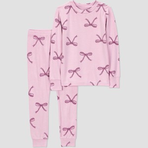 Carter's Just One You® Toddler 2pc Short Sleeve Comfy Soft Snug Fit Pajama Set - 1 of 4