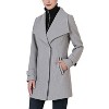 BGSD Women's Noa Wool Asymmetric Zipper Coat with Removable Bib - image 2 of 4