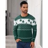 Christmas Sweater for Men Funny Long Sleeve Crew Neck Sweaters Party Holiday Pullovers Novelty Xmas Pullover Gift - 3 of 4