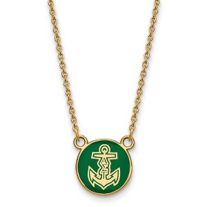 Black Bow Jewelry 14k Yellow Gold Plated Sterling Silver Alpha Sigma Tau Greek Life Necklace 18 Inch - 1 of 4