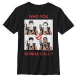 Boy's Ghostbusters Who You Gonna Call Tiles T-Shirt