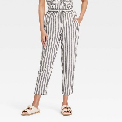Women's High-Rise Straight Leg Pull-On Pants - Universal Thread™
