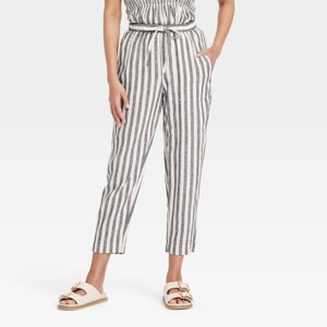 Women's High-Rise Straight Leg Pull-On Pants - Universal Thread™ - 1 of 3