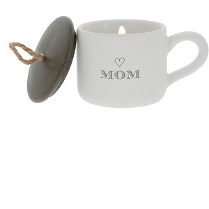 Pavilion Gift Company - Mom - 2 oz Mini Mug 100% Soy Wax Candle Scent: Tranquility - Flame Candles - 1 of 4