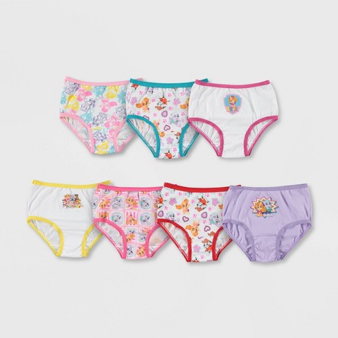 Toddler Girls' PAW Patrol 7-Pack Bikini Briefs - Multi 4T