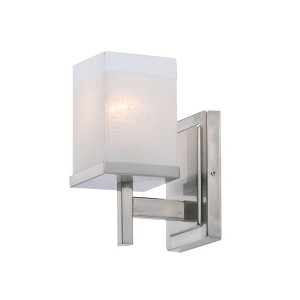 Maxim Lighting Tetra 1 - Light Vanity in  Satin Nickel - 1 of 4
