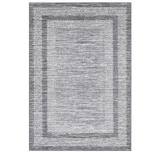 Modern Geometric Washable Rug – Non-Slip Low Pile  Carpet for Living Room, Bedroom & More - 1 of 4