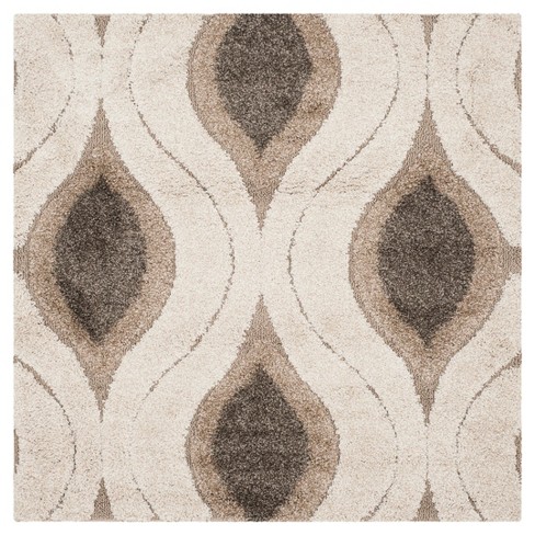 Lovely square accent rugs Cream Smoke Abstract Tufted Square Accent Rug 4 X4 Safavieh Target