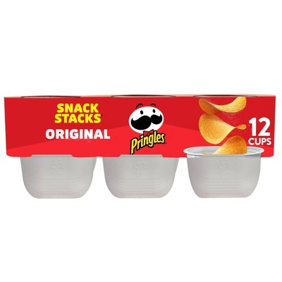 Pringles Snack Stacks Original Potato Crisps Chips - 8oz/12ct
